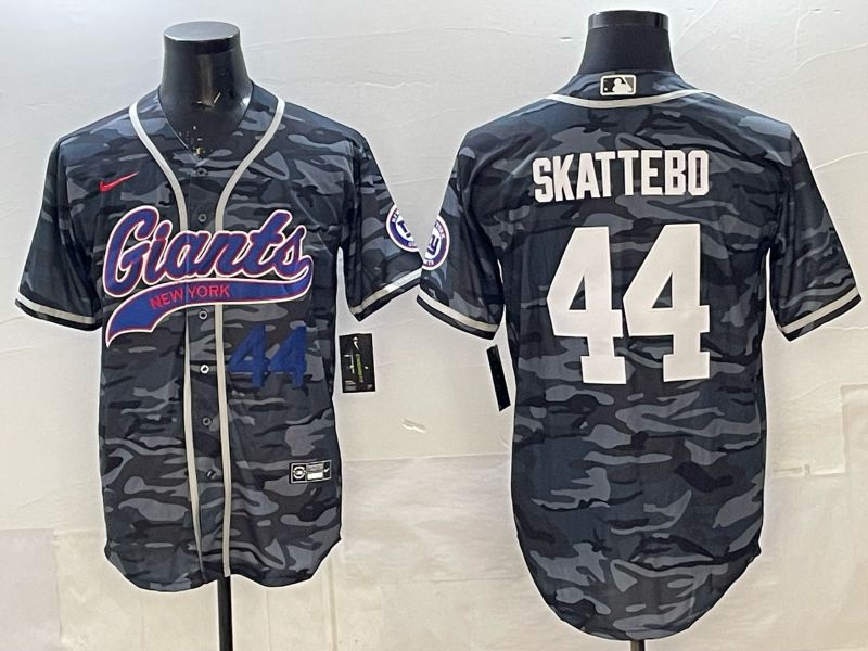 Men 2025 New York Giants #44 Skattebo Camo Joint Name Nike Limited NFL Jersey 008->new york giants->NFL Jersey